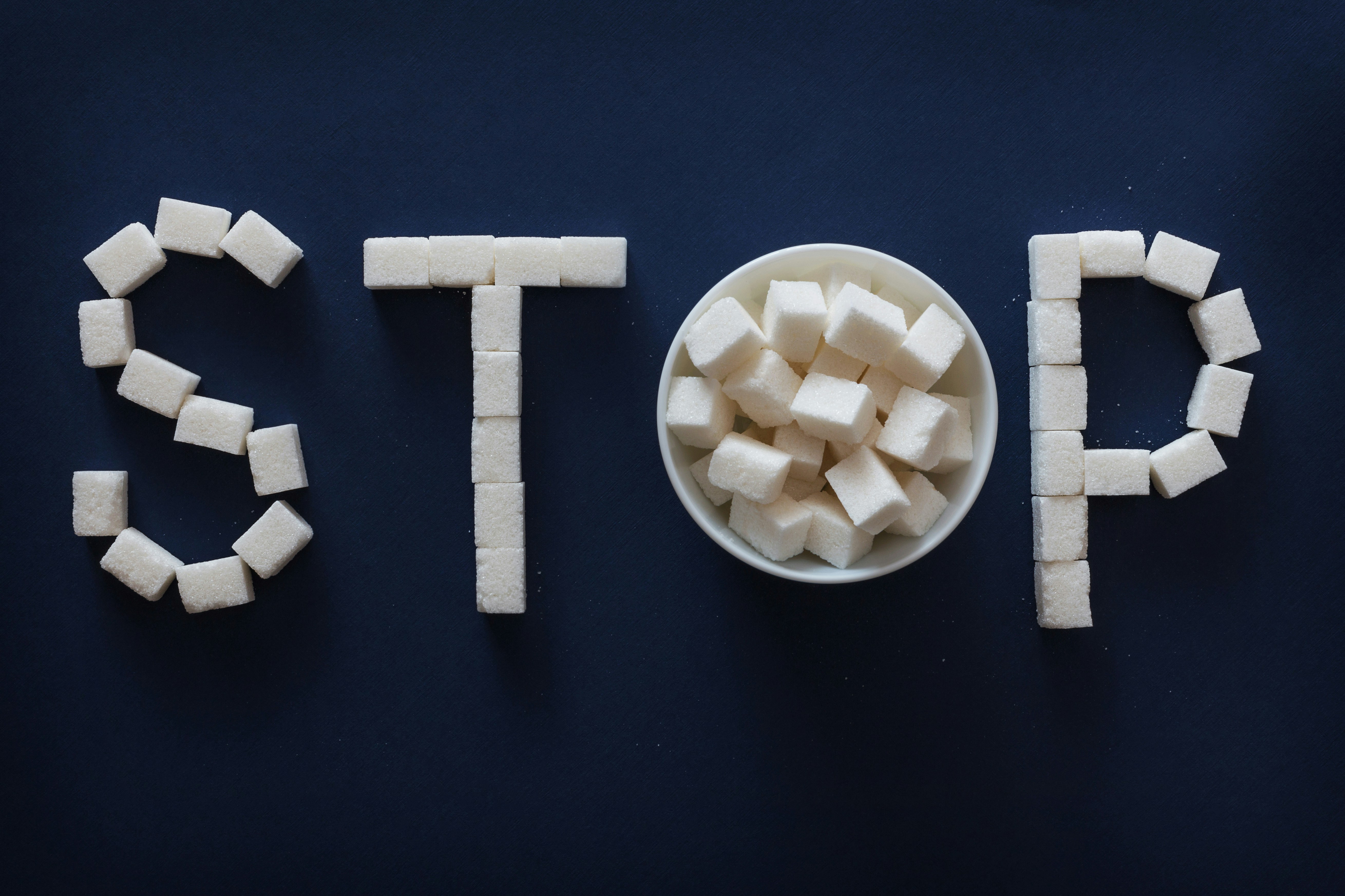 image stop sucre