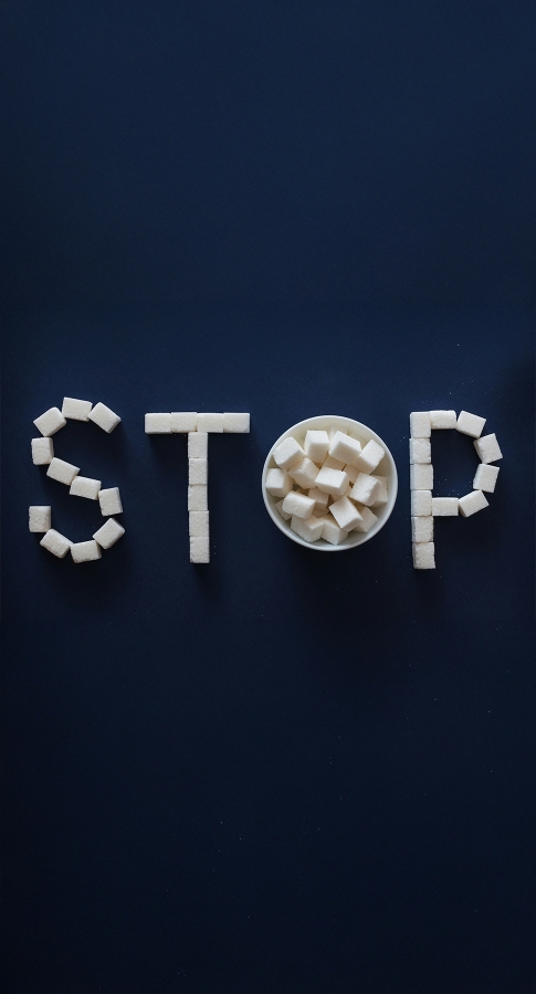 image stop sucre